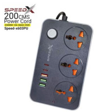603pu Speed-x Power Universal Travel 3 Socket