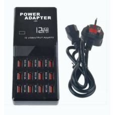 Usb Fast Charger 12 Port 12amp W858