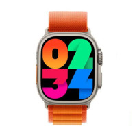 JS9 Ultra Max Smart Watch Orange Black