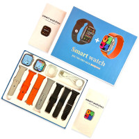 Jss-700 Pro Max Dual Smart Watch With 7 Straps