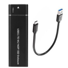 M2 SSD Enclosure USB 3.1 Gen 2 (10 Gbps)