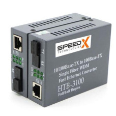 Speed-X HTB-3100 Pro Netlink Ethernet Media Converter 10/100 Base