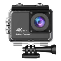 V22 4k Ultra Hd Mini Action Sport Camera Waterproof With Wifi & Touch Screen