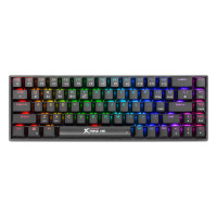 Xtrike Me Gk-994w RGB 68 Key BT 2.4ghz Wireless Keyboard Black