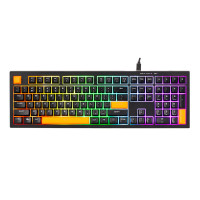 Xtrike Me Kb 512 Bk 108 Key Wired Mechanical Feel USB C Keyboard